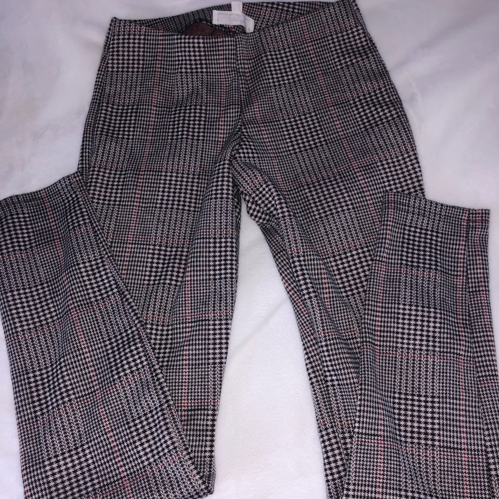 plaid leggings